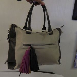 Steve Madden B Social Satchel Handbag w/ Tassels